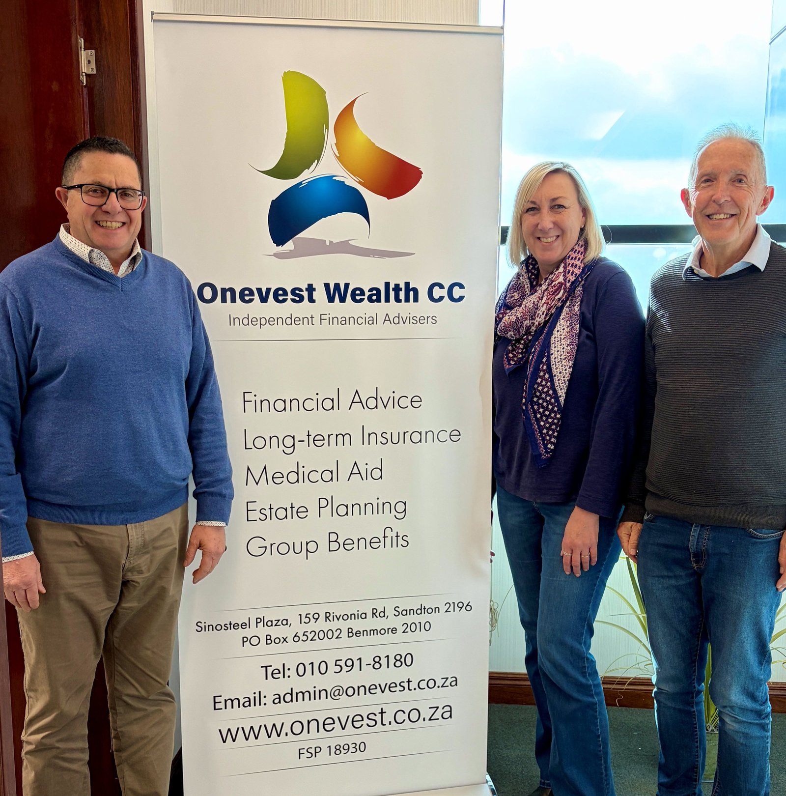 The Onevest Wealth sales and advisory team